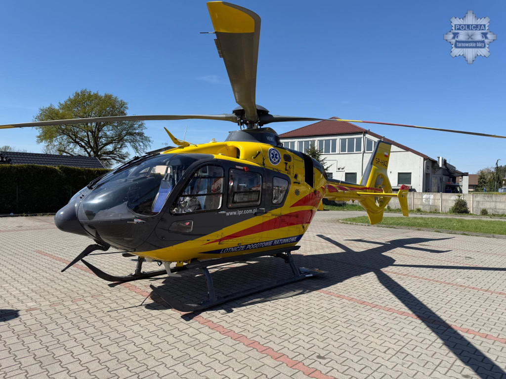 Wypadek w Tarnowskich Górach. LPR zabrało...