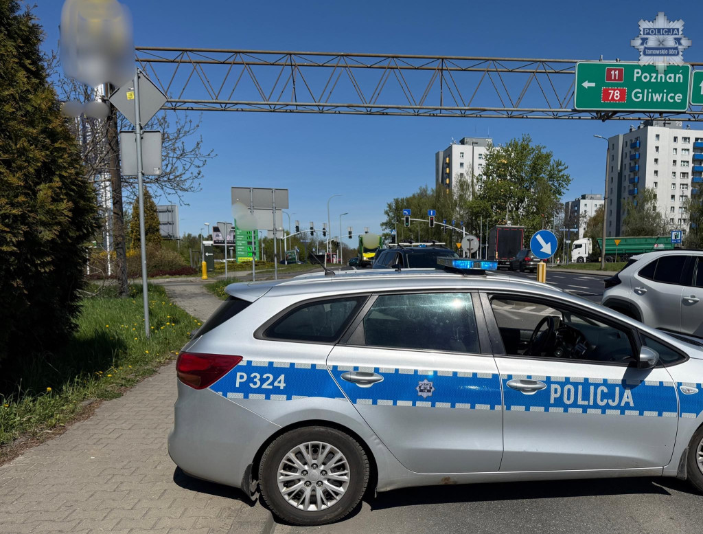 Wypadek w Tarnowskich Górach. LPR zabrało...