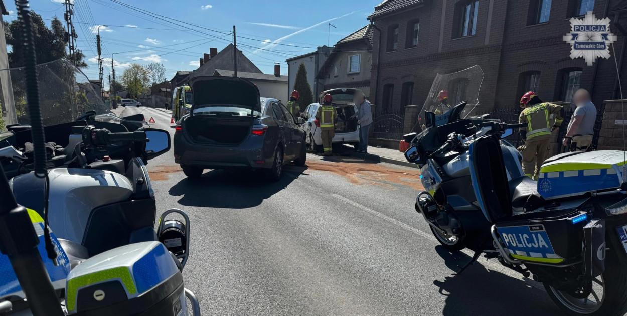 Tarnowskie Góry. Zderzenie aut na Radzionkowskiej