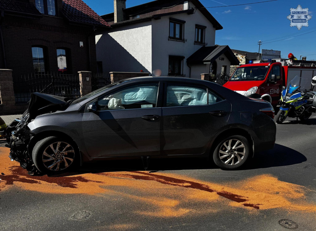 Tarnowskie Góry. Zderzenie aut na Radzionkowskiej