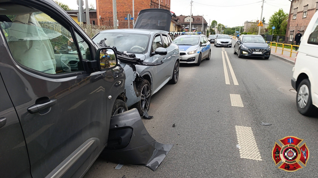 Powiat tarnogórski. Czołowe zderzenie na Bytomskiej