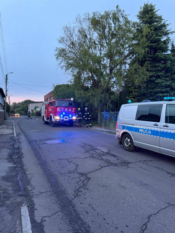 Pożar domu, 5 strażackich zastępów w akcji