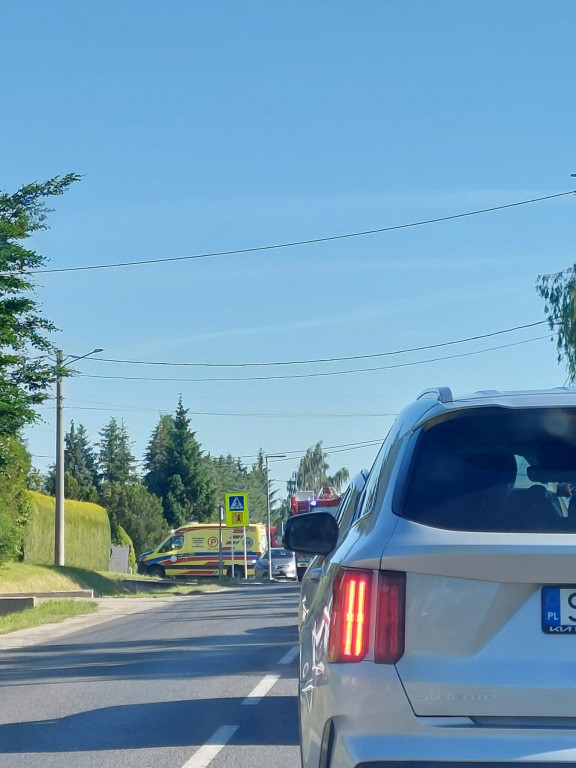 Zderzenie trzech osobówek na Bytomskiej