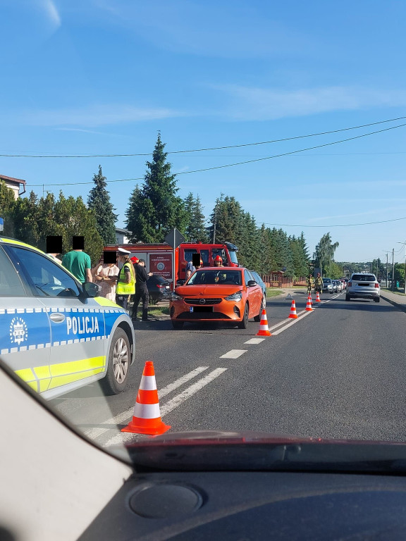 Zderzenie trzech osobówek na Bytomskiej