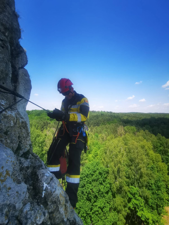 Strażacy z Radzionkowa w akcji na Jurze