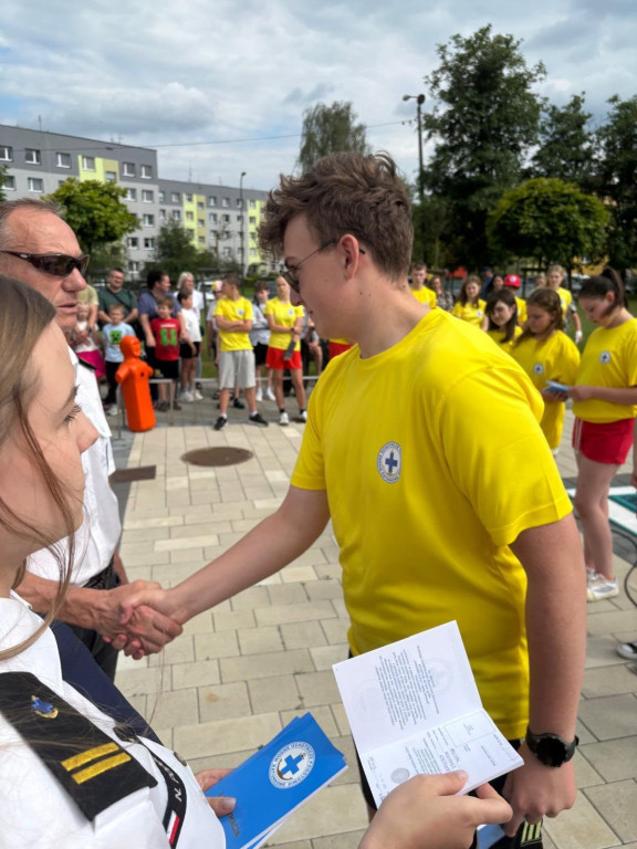 Uroczyste ślubowanie młodszych ratowników WOPR-u