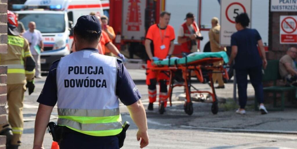 Wybuch paczki i ewakuacja. Ćwiczenia