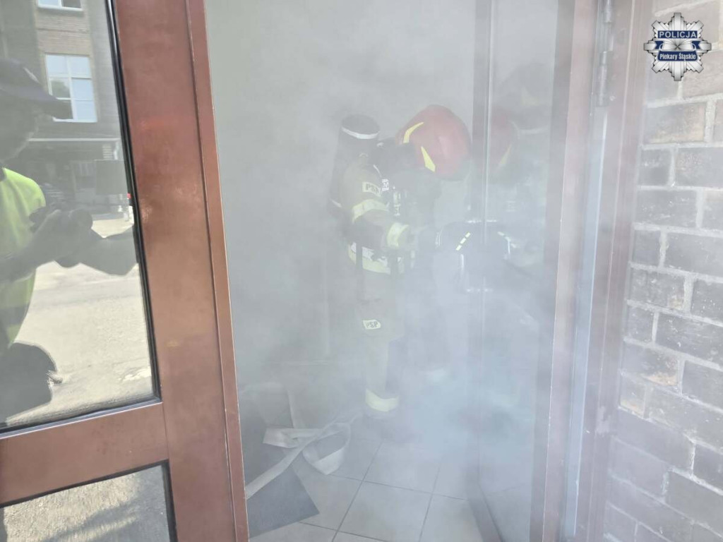 Wybuch paczki i ewakuacja. Ćwiczenia