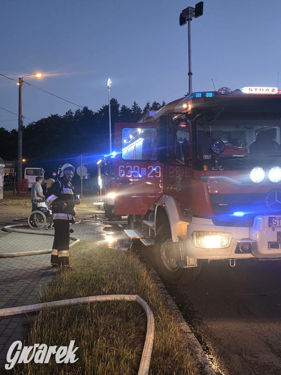 Powiat tarnogórski. Auto stanęło w ogniu