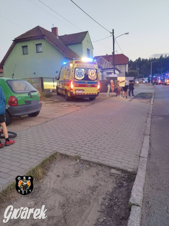 Powiat tarnogórski. Auto stanęło w ogniu