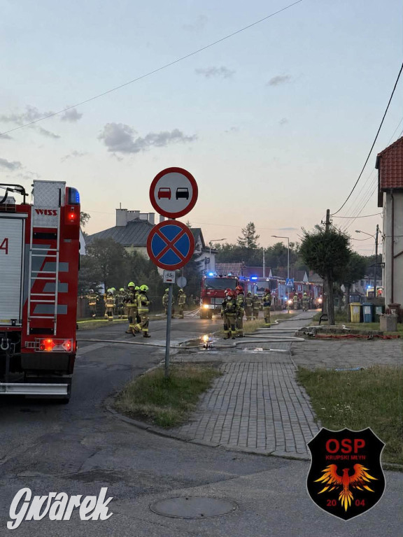 Powiat tarnogórski. Auto stanęło w ogniu