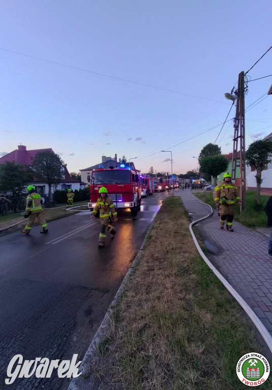 Powiat tarnogórski. Auto stanęło w ogniu