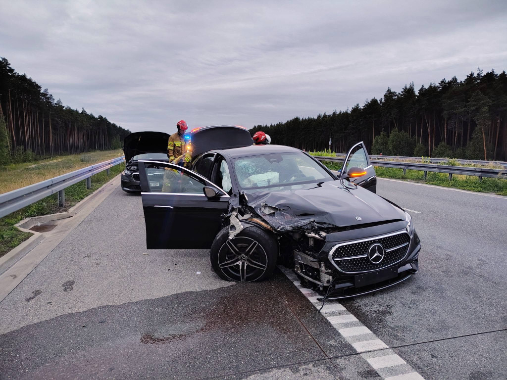 Karambol na A1, kilka osób poszkodowanych