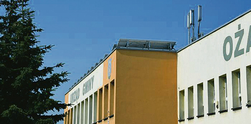 W gminie Ożarowice panele fotowoltaiczne są już na wielu budynkach użyteczności publicznej. Fot. Archiwum