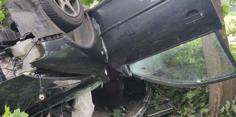 Wypadek w Boniowicach. Fot. OSP Świętoszowice