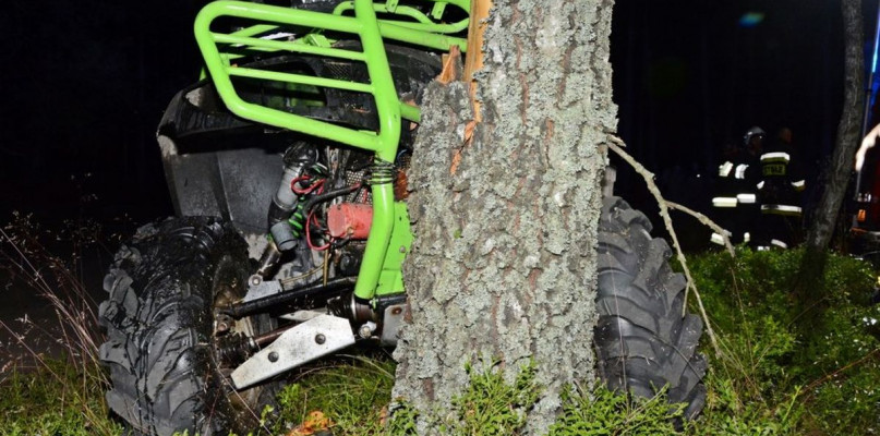 W wypadku w Kaletach zginął 17-latek, jego rówieśnik jest ciężko ranny. Fot. Archiwum policji