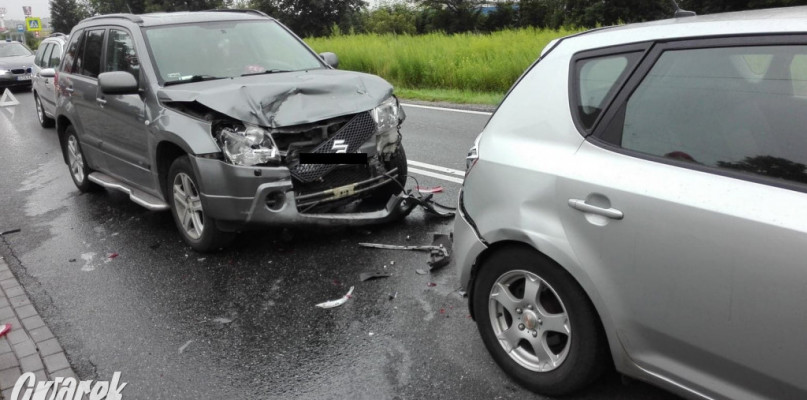 W zdarzeniu nie było rannych, straty są wyłącznie materialne.   Fot. Agnieszka Reczkin