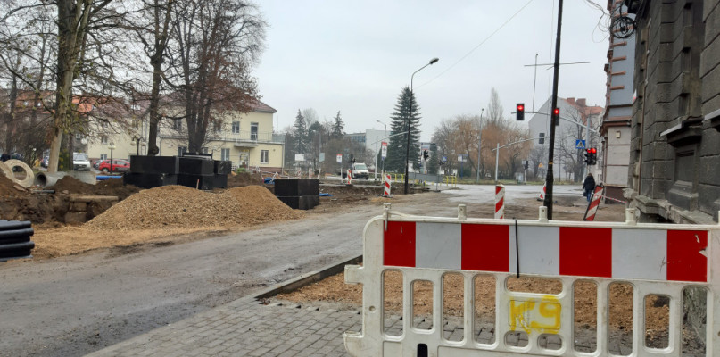 Budowa ronda przy ul. Powstańców Śląskich, Sienkiewicza i Styczyńskiego oznacza spore zmiany w komunikacji. Fot. Weronika Herzog