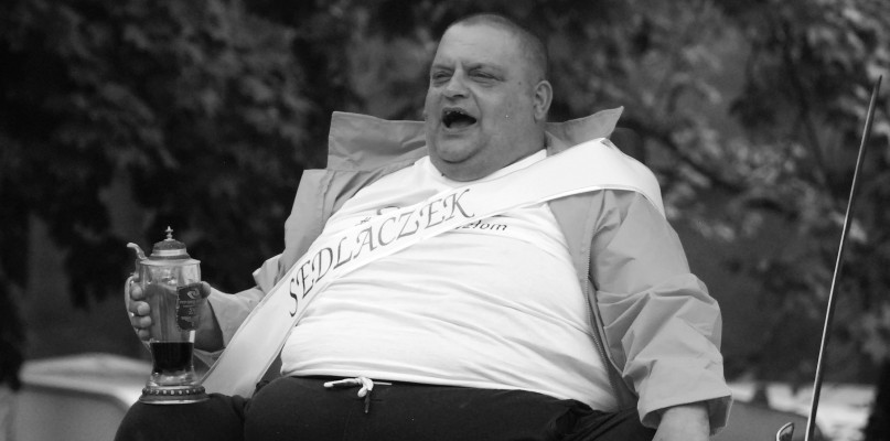 Krzykacz wystąpił na Gwarkach jako Sedlaczek. Fot. Jarosław Myśliwski