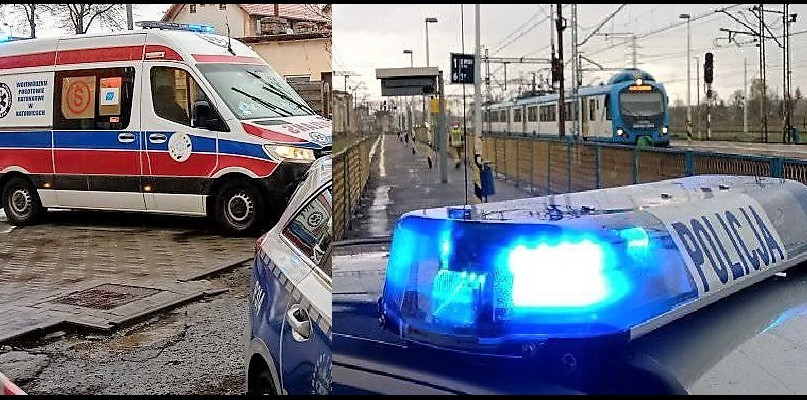 Na dworcu w Tarnowskich Górach dziewczyna wskoczyła pod pociąg. Fot. Jarosław Myśliwski