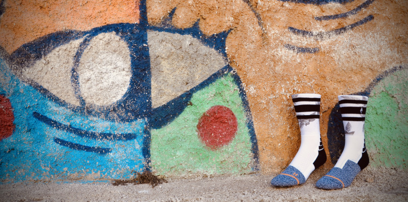 Skarpety z własnym nadrukiem - pomysłowy gadżet.