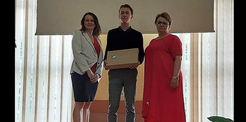 Tarnowskie Góry. Konkurs na logo wygrał Mateusz Swoboda. Fot. LO im. S. Sempołowskiej w Tarnowskich Górach  