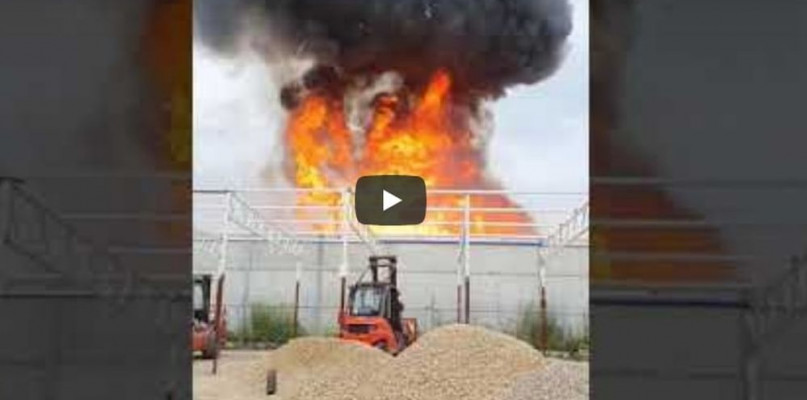 Kadr z filmu udostępnionego przez czytelnika. 