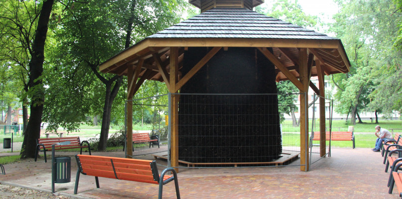 Tężnia solankowa w Piekarach Śląskich. Już wkrótce otwarcie. Fot. Alicja Jurasz