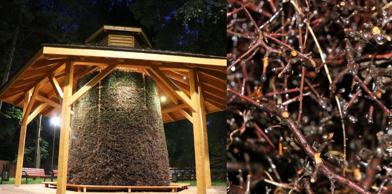 Tężnia solankowa w Piekarach Śląskich. Fot. UM w Piekarach Śląskich 