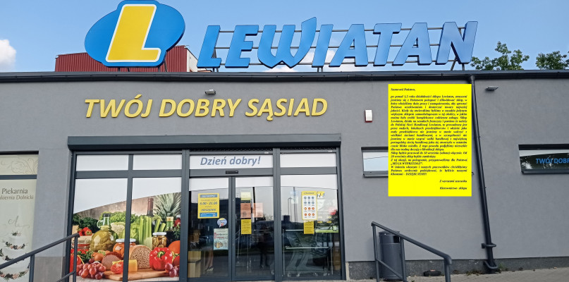 Sklep Lewiatan w Lasowicach, dzielnicy Tarnowskich Gór, zostanie zlikwidowany. Fot. Alicja Jurasz/facebook Lewiatan (Tarnowskie Góry, Andersa)