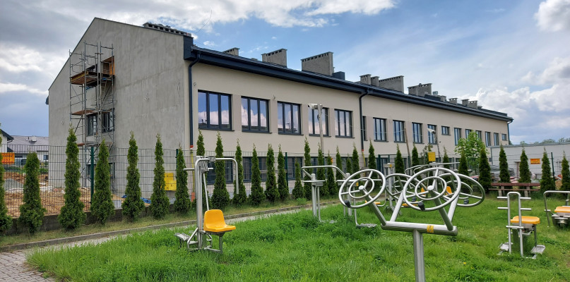 W nowym budynku w Tąpkowicach oprócz przedszkola, będzie też mieścił się żłobek – na ostatniej kondygnacji. Fot. Tomasz Smerd 