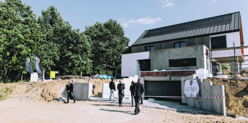 Dom przyszłości wybudowano przy ulicy Emanuela Biskupka w Tarnowskich Górach. Fot. Archiwum firmy Logichome