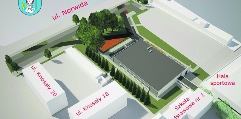 Wizualizacja krytej pływalni w Radzionkowie. Fot. Archiwum UM