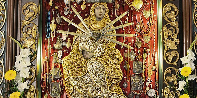 Obraz Matki Boskiej Siedmiobolesnej. Fot. Archiwum