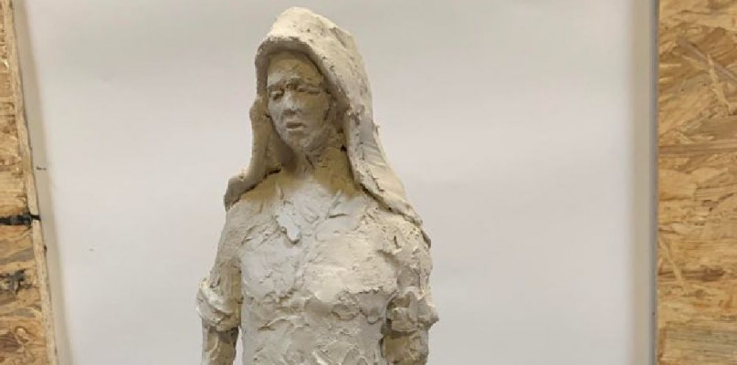 Gwarek projektu Szymona Majewskiego. Fot. autor rzeźby