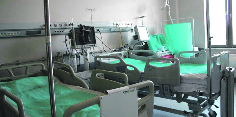 W Trójce stworzono dodatkowe łóżka covidowe. Fot. Zdjęcie archiwalne