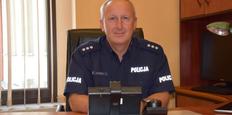 Kom. Waldemar Czapla. Fot. Archiwum policji