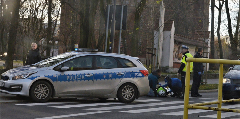Tarnowskie Góry. Na ul. Piłsudskiego doszło do wypadku drogowego. Fot. Jarosław Myśliwski