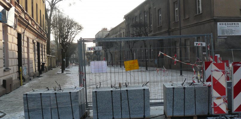 Tarnowskie Góry, ul. Zamkowa. Tu remont szybko się nie skończy. Fot. Agnieszka Reczkin