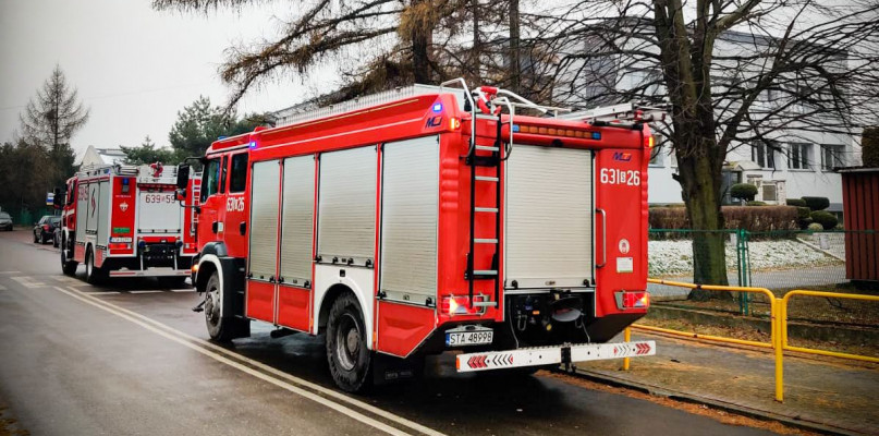 Alarm na szczęście okazał się fałszywy. Fot. OSP Tąpkowice