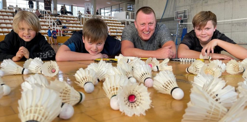 W styczniu w hali w Tarnowskich Górach odbył się turniej badmintona. Fot. Archiwum klubu 