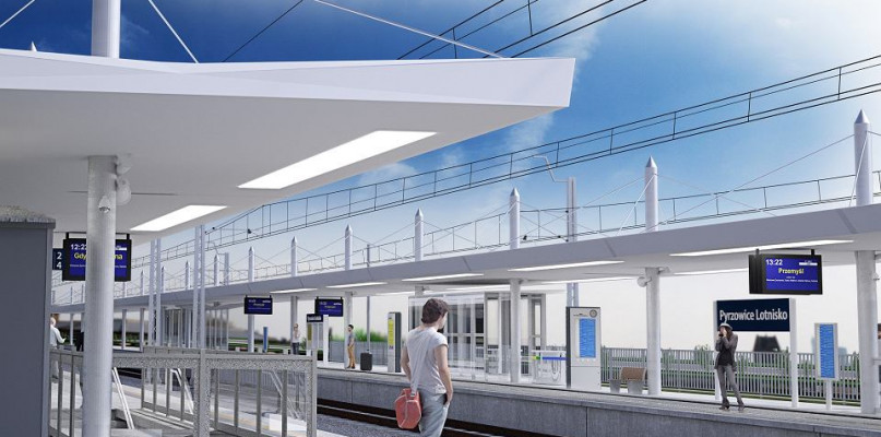 Stacja Pyrzowice Lotnisko. Budowa wiaduktu i nowa organizacja ruchu