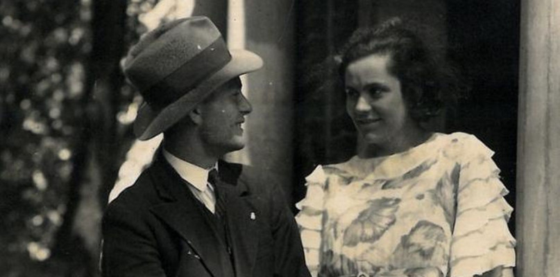 Paweł Słania z narzeczoną. Fot. Archiwum MBP