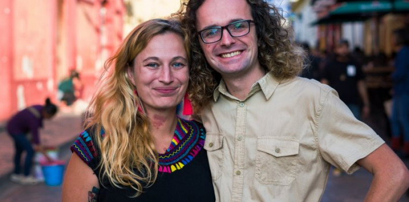 Arek Winiatorski i Ola Synowiec opowiedzą o pieszej podróży przez Amerykę. Fot. Archiwum TCK