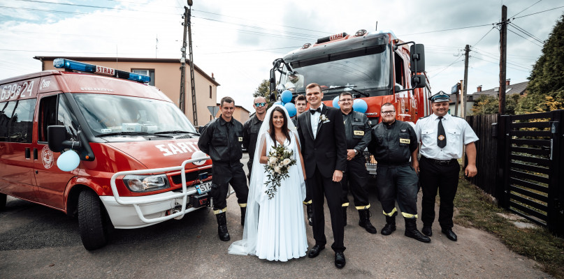 Ślub Joanny i Mirosława Ziajów. Fot. LatajacyKowal.pl