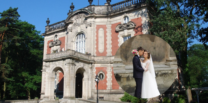 Jednym z topowych miejsca, jesli chodzi o sesje ślubne, jest Pałac Kawalera