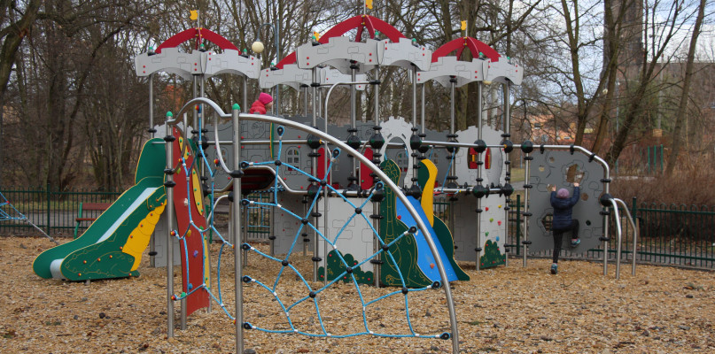 Nowy plac zabaw w Strzybnicy. Fot. Alicja Jurasz