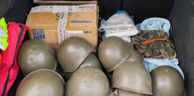 Desantowa Jednostka Ratowniczo-Gaśnicza z Ożarowic organizuje zbiórkę sprzętu wojskowego i medycznego. Fot. Archiwum DJRG