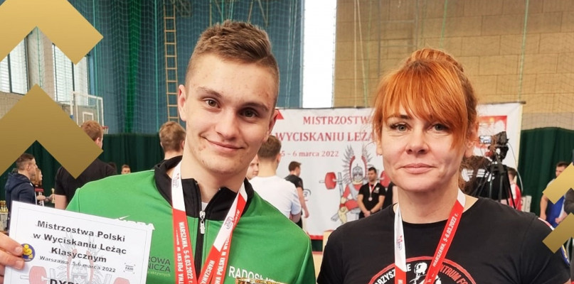 Agata Niewdana oraz Radosław Dębicki. Fot. Archwium klubu 