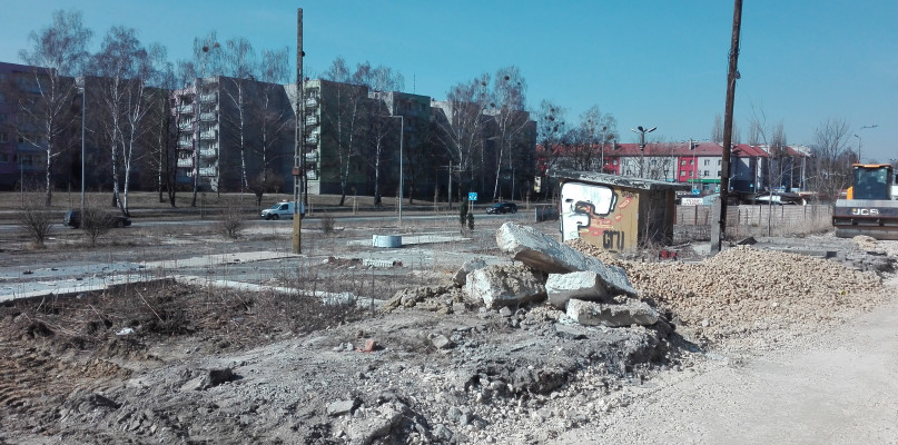 W miejscu starego targowiska ma powstać obiekt handlowo-usługowy. Fot. Agnieszka Reczkin